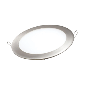 15 Watt Sivi Alti Yuvarlak Led Panel Armatur saten